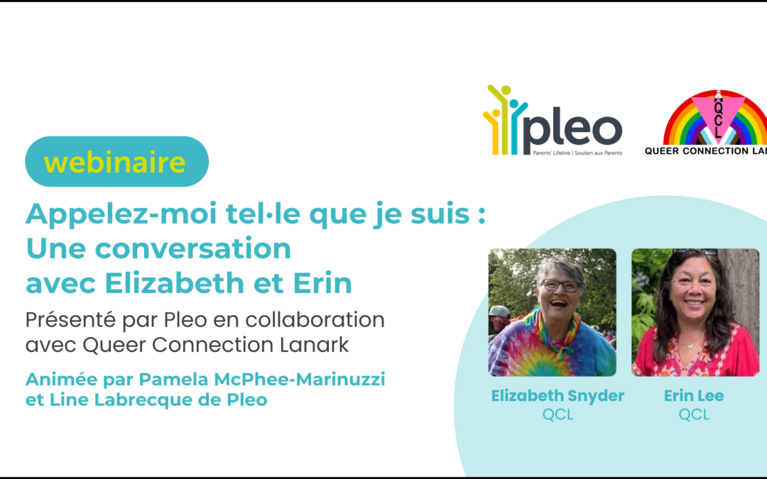 « Appelez-moi tel·le que je suis » : une conversation avec Elizabeth et Erin (Webinaire 2)